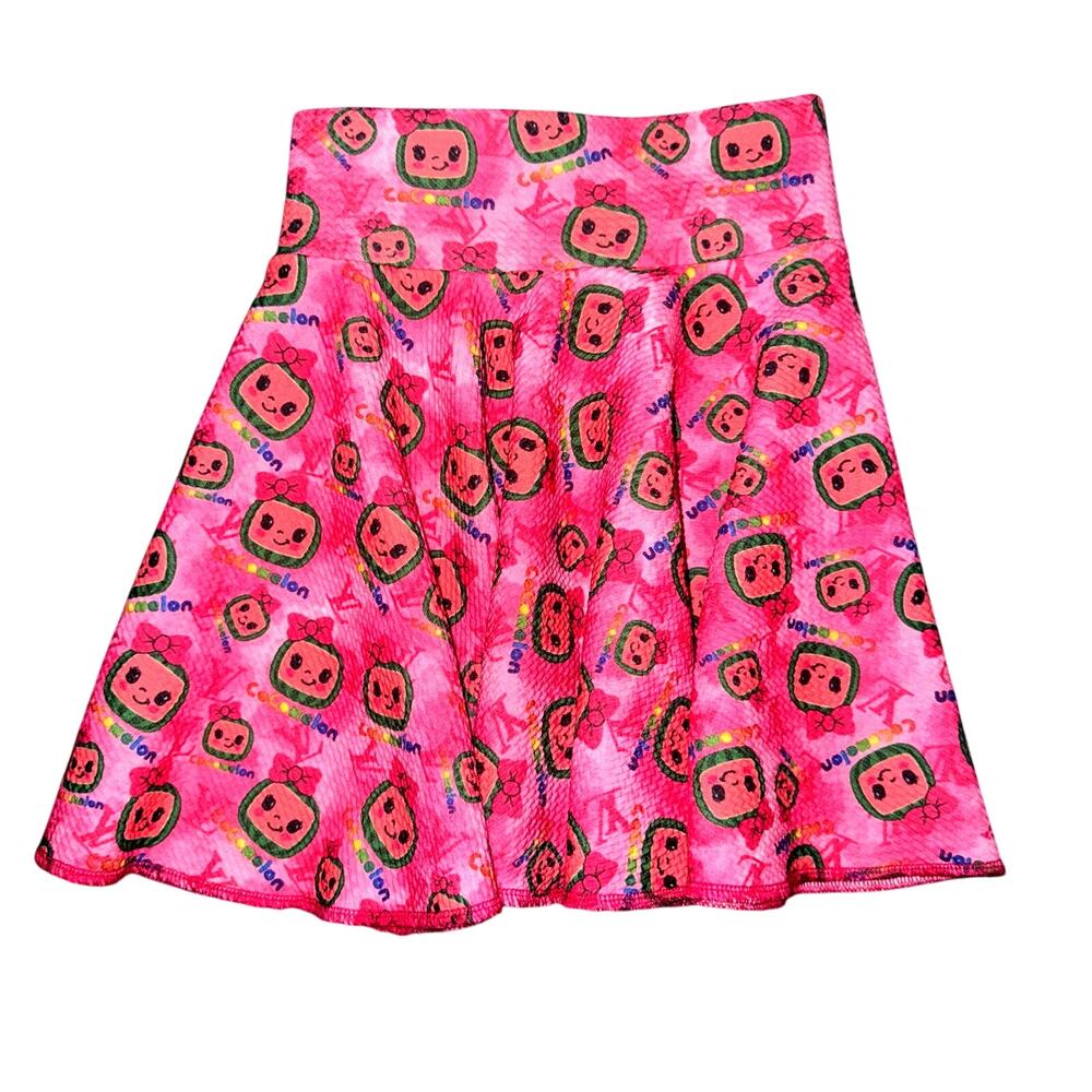 CoComelon Cartoon Pink Custom Toddler Skirt 2T-5T